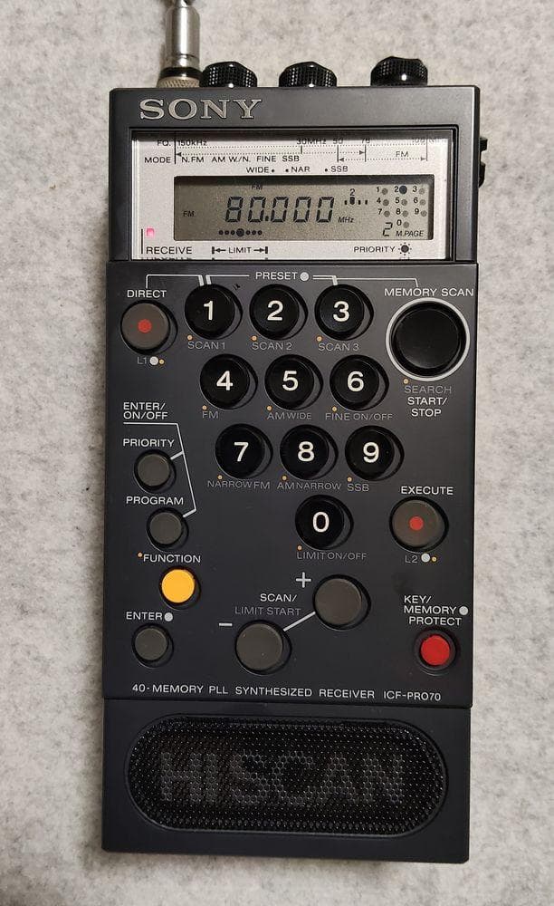 SONY ICF-PRO70 整備品　受信良好　美品