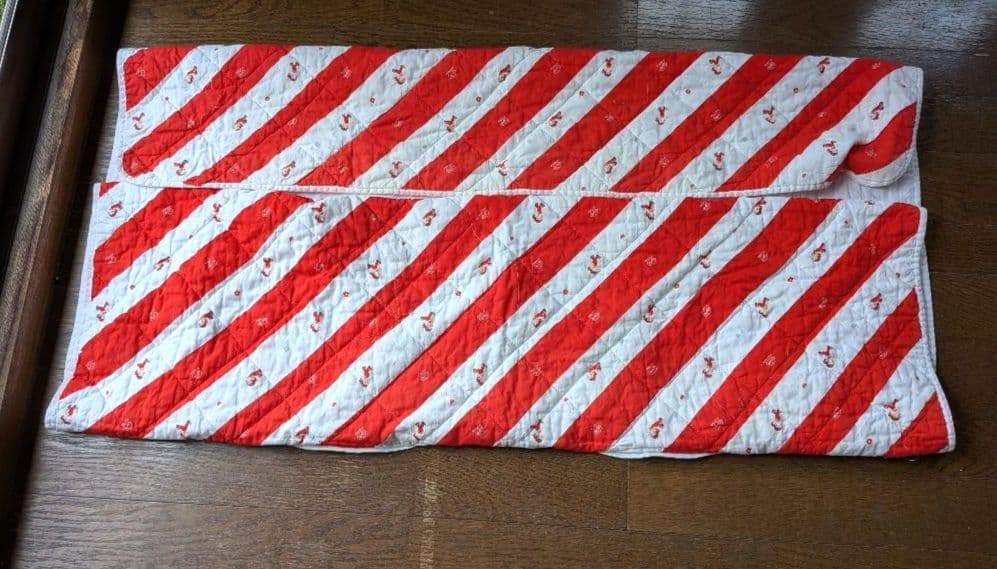 【非売品　レア】ペコちゃん クッションブランケットストライプ）コレクターアイテム