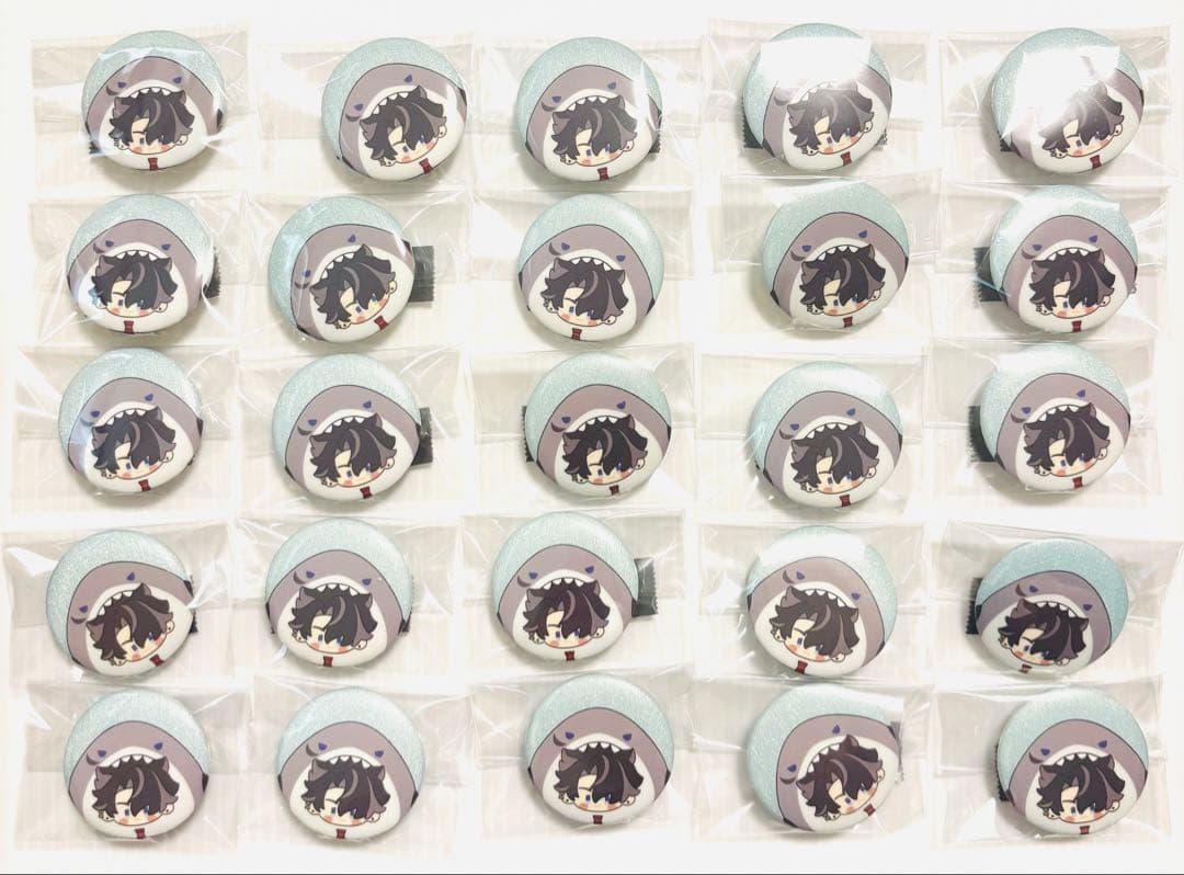 原神 テイワット動物園　特典　缶バッジ リオセスリ 25点セット