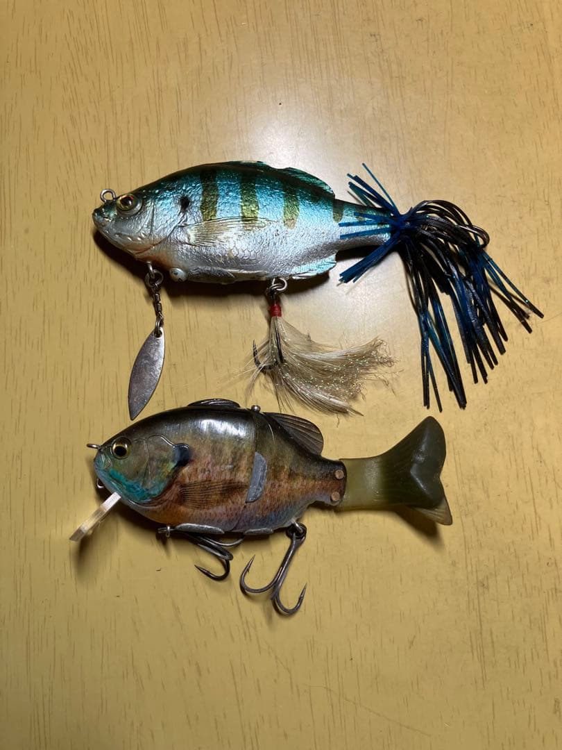 ギル型ルアー　リトルゾーイ　ギルロイドミニー　ビックベイト　ブラックバス