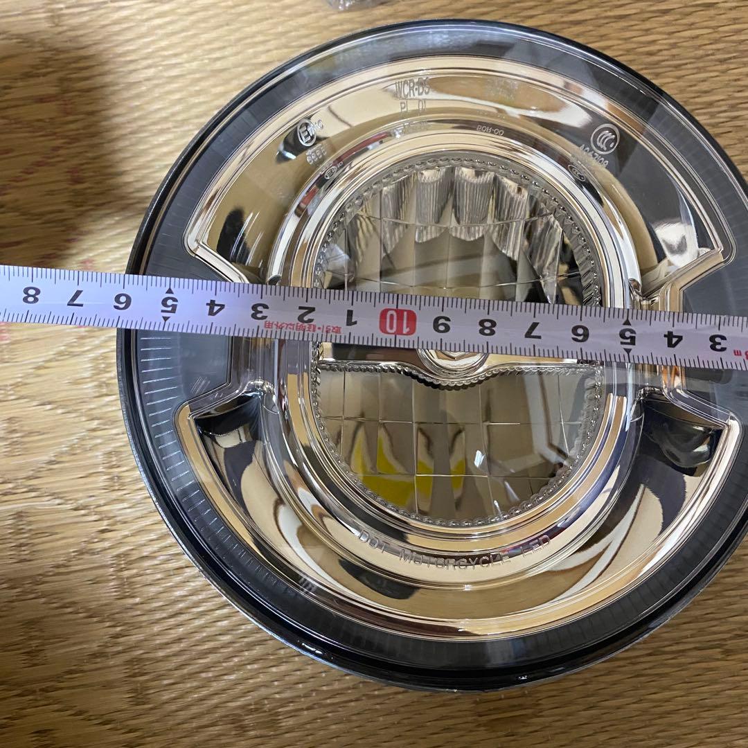 7インチ デイメーカー シグネチャー リフレクターLEDヘッドランプ クローム