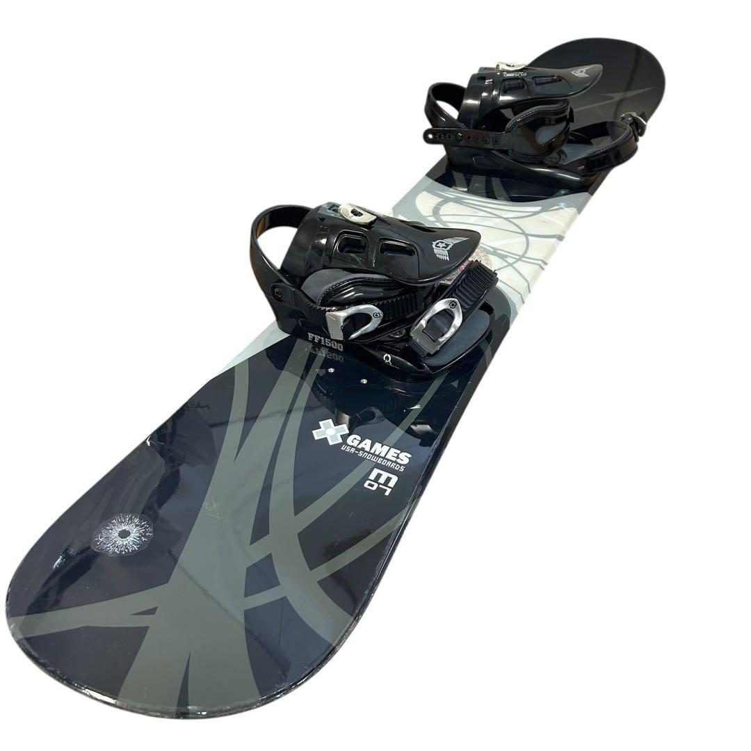 ③スノーボード2点セット　X-GAMES　FIFTY FIFTYビンディング付