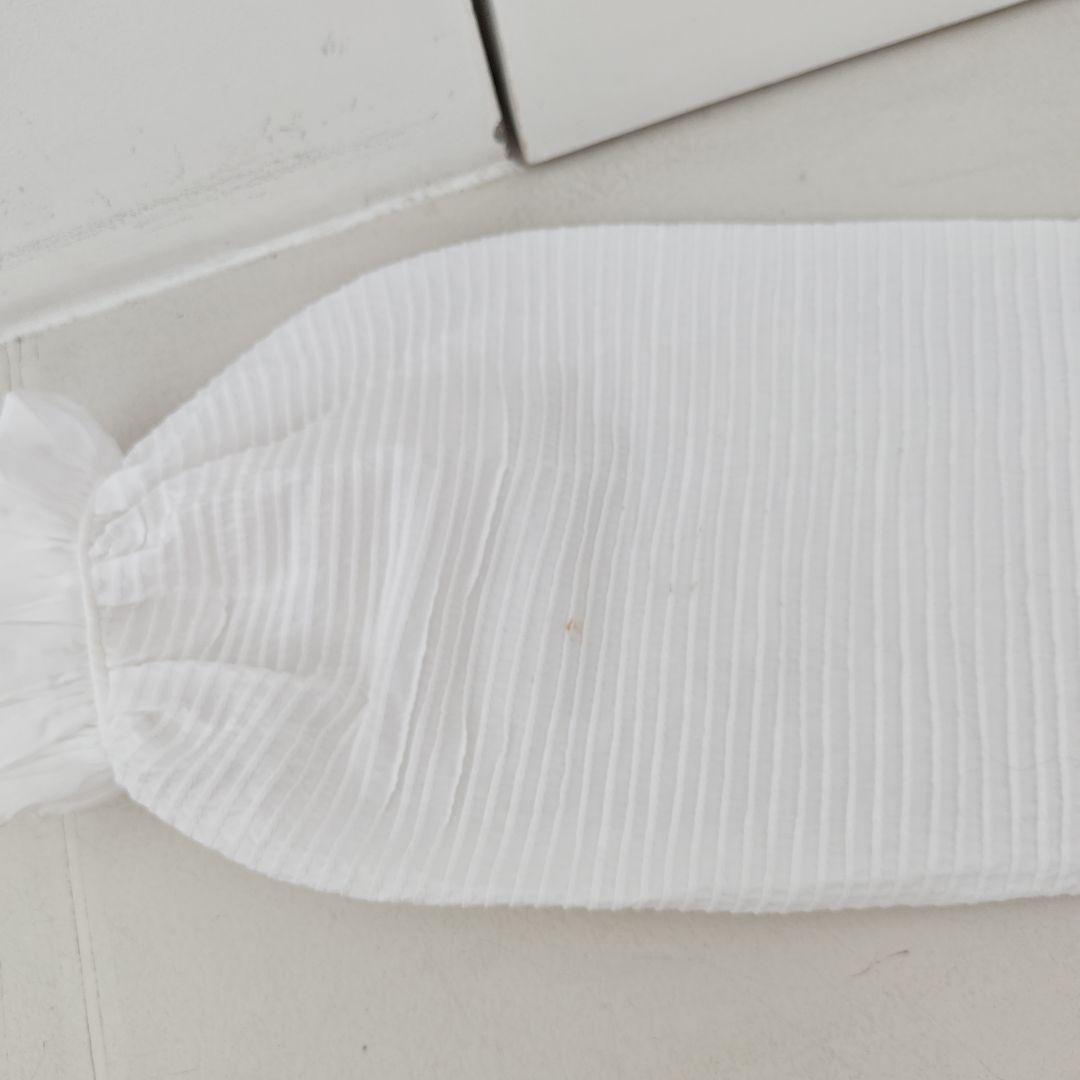 horrorvacuiホワイトフリルシャツ バルーンスリーブ