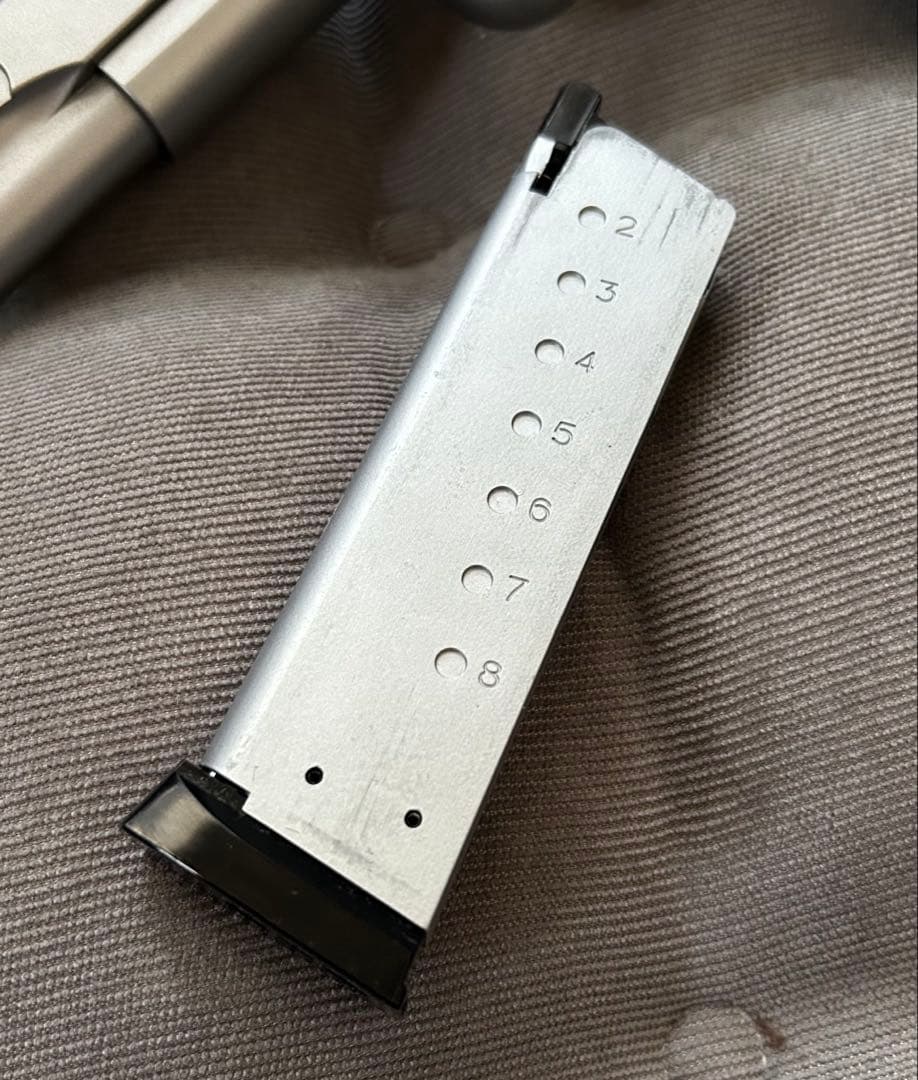 【WA】KIMBER SIS CUSTUM オールシルバー【ロス市警モデル】