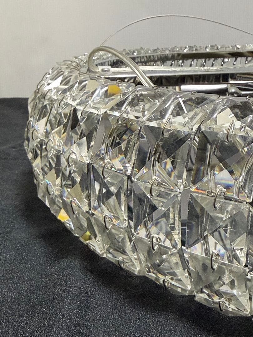 定価29.7万 美品 LED12本付♪YAMAGIWA シャンデリア リリア