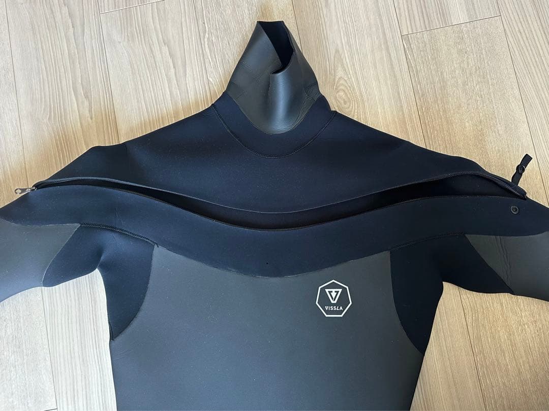 VISSLA 5/3mm セミドライ ECOSEAS起毛 ロングチェストジップ