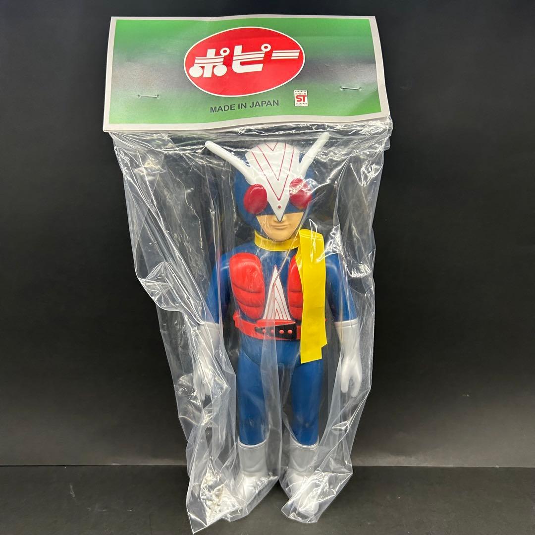 ジ*ル様 ライダーマン パチソフビ　仮面ライダー　無版権 ポピー 当時物 フィギ