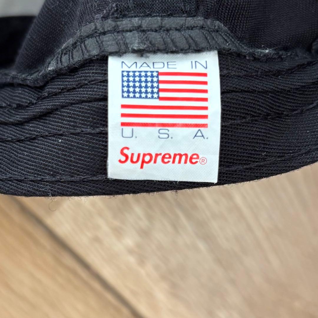 Supreme 17AW Tonal S Logo 6-Panel ブラック