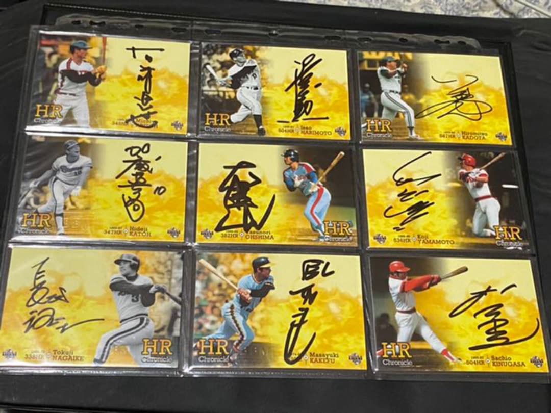 BBM07 ホームランクロニクル　直筆サイン13枚セット