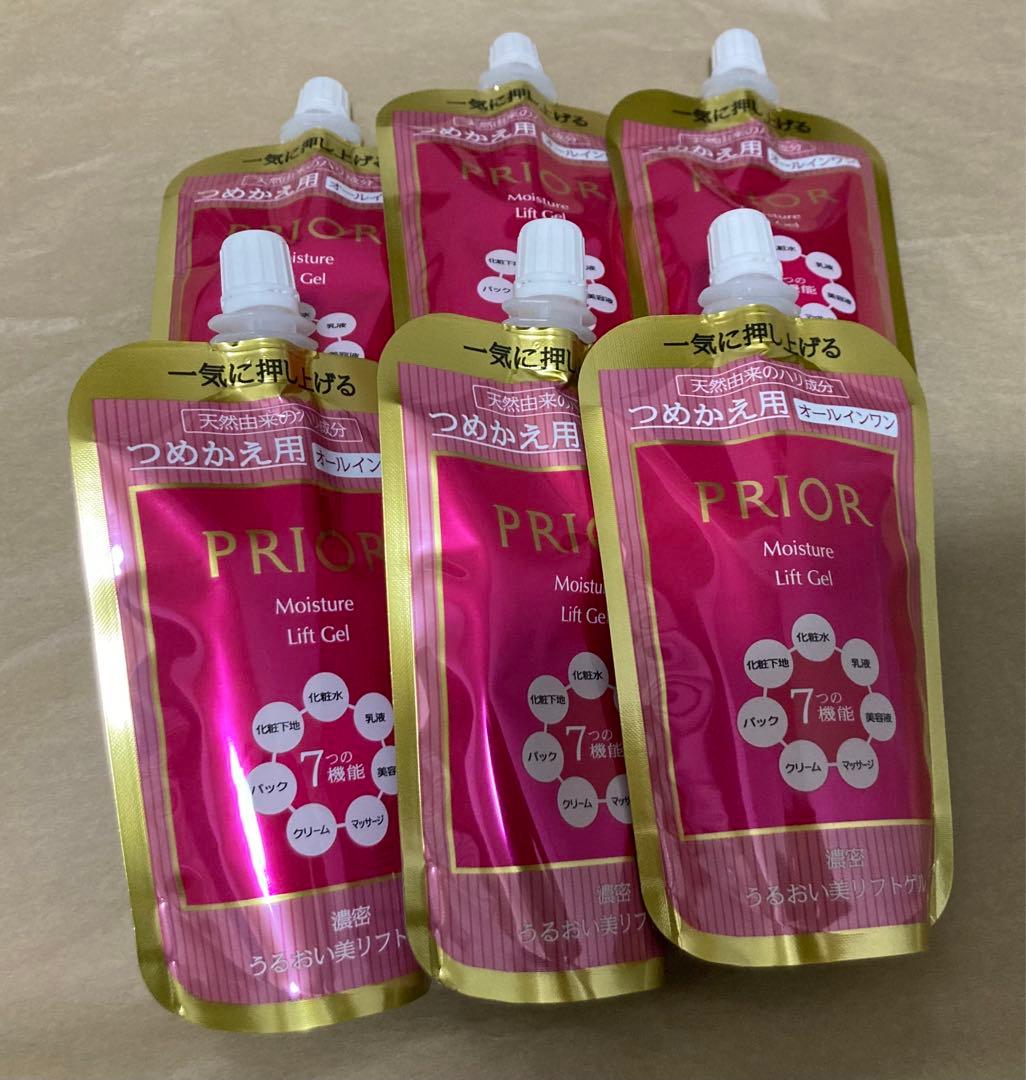 【6本セット】　プリオール　うるおい美リフトゲル　つめかえ用　ゲル状クリーム