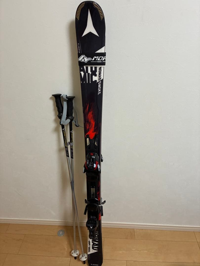 ATOMIC アトミック NOMAD SMOKE 150cm　ストック付き