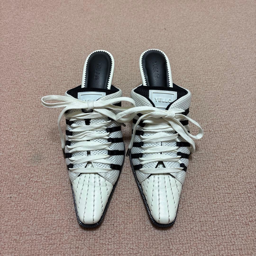 靴 YELLO TTT SNEAKER MULES