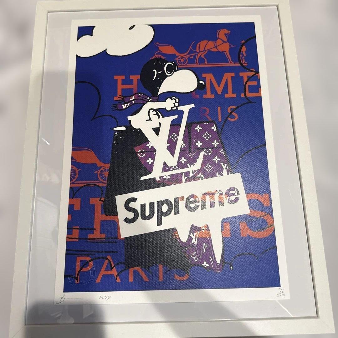 世界限定100枚　DEATH NYC スヌーピー　現代アートポスター　本物保証