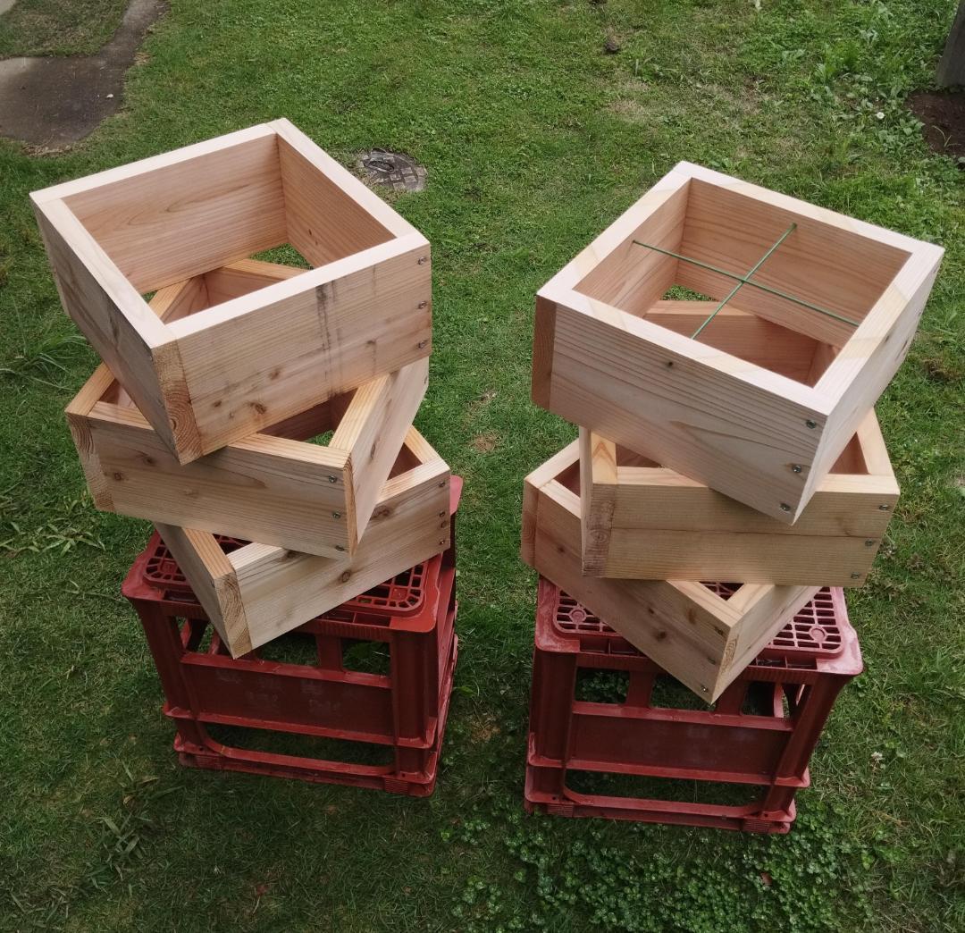 【継箱オーダーメイド承ります！】日本ミツバチ 重箱式巣箱用継箱 足し箱 受注生産