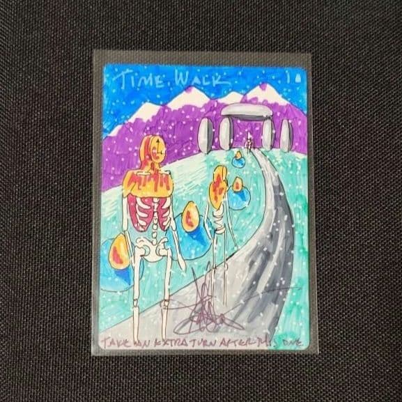 Time Walk Amy Weber氏 直筆サイン入りスケッチアート　　MTG