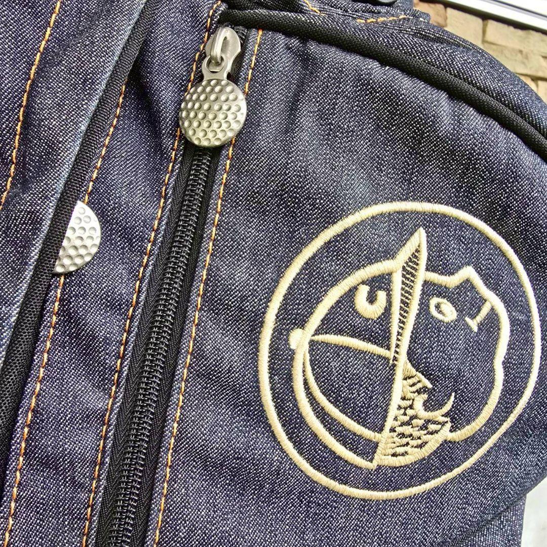 EVISU GOLF デニムキャディーバッグ8分割モデル スタンド機能付き