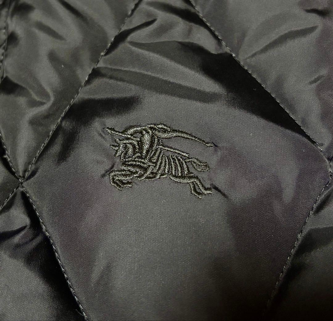 バーバリーブラックレーベル キルティング ライダース サイズS ファー無し