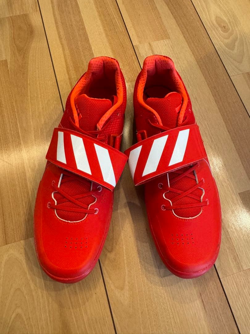 adidas 陸上 投擲用スパイク 赤　28.5cm adizeroレッド