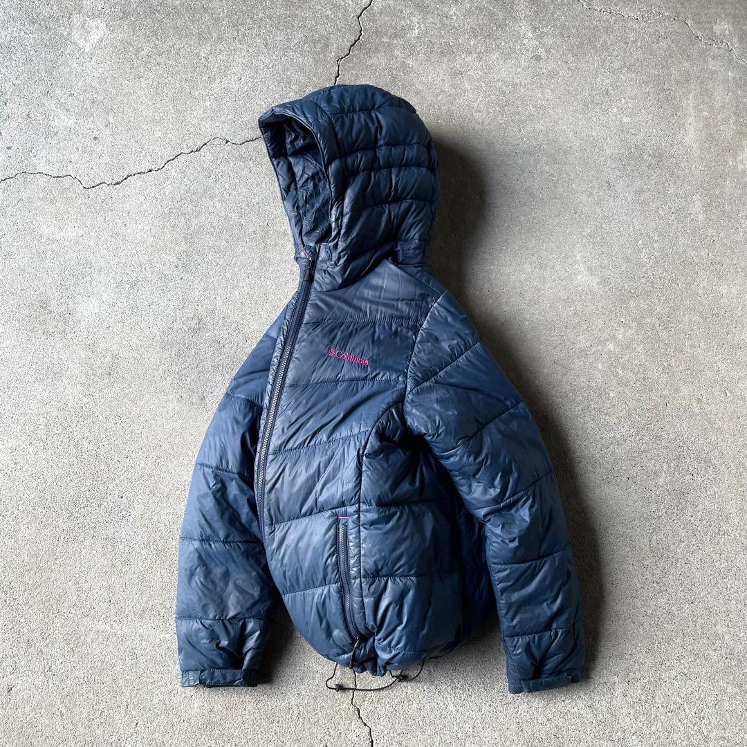 ジャケット・アウター columbia down parka navy pink archive