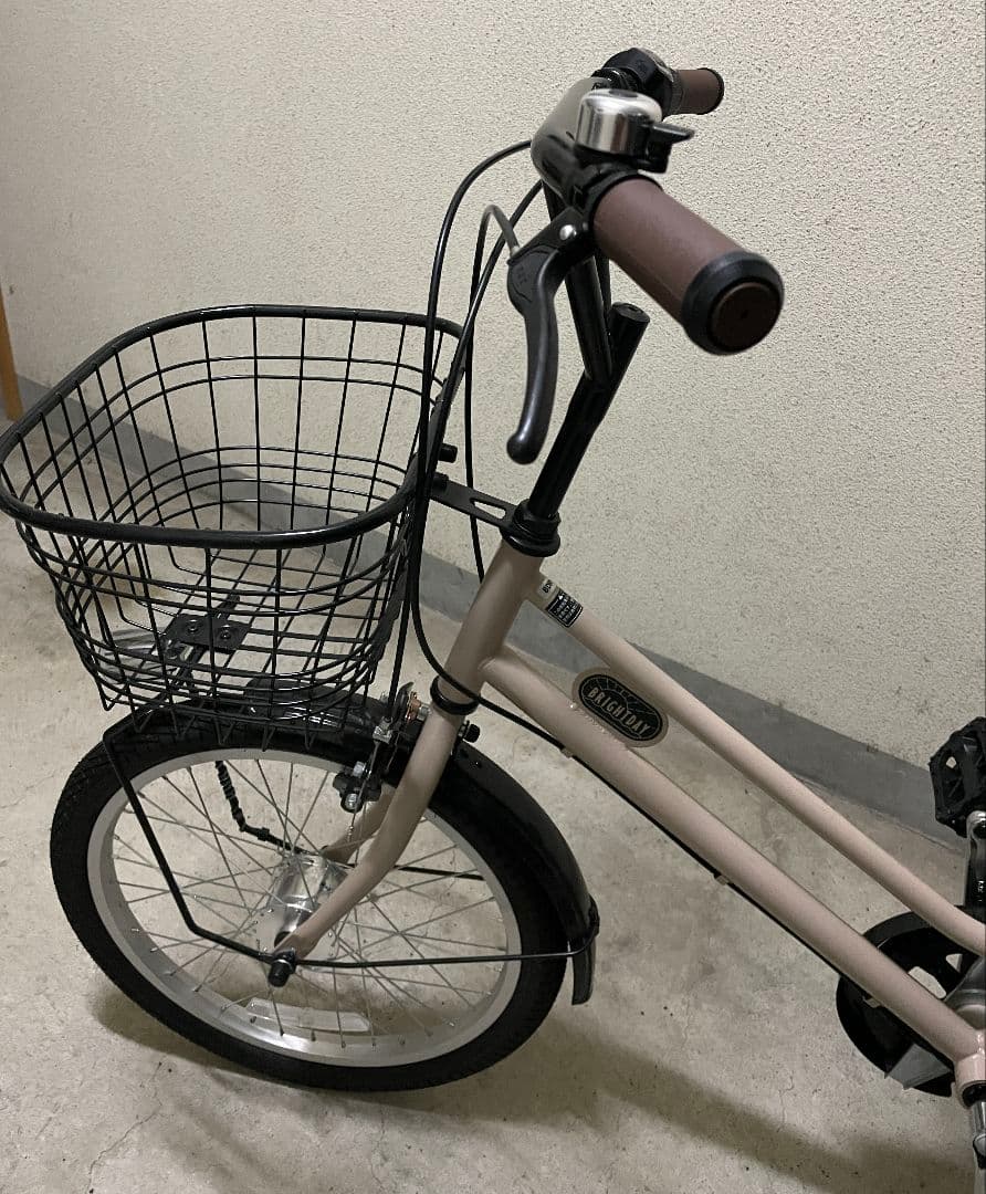 自転車 ブライトデイ プラス マットモカベージュ 20インチ / 外装6段