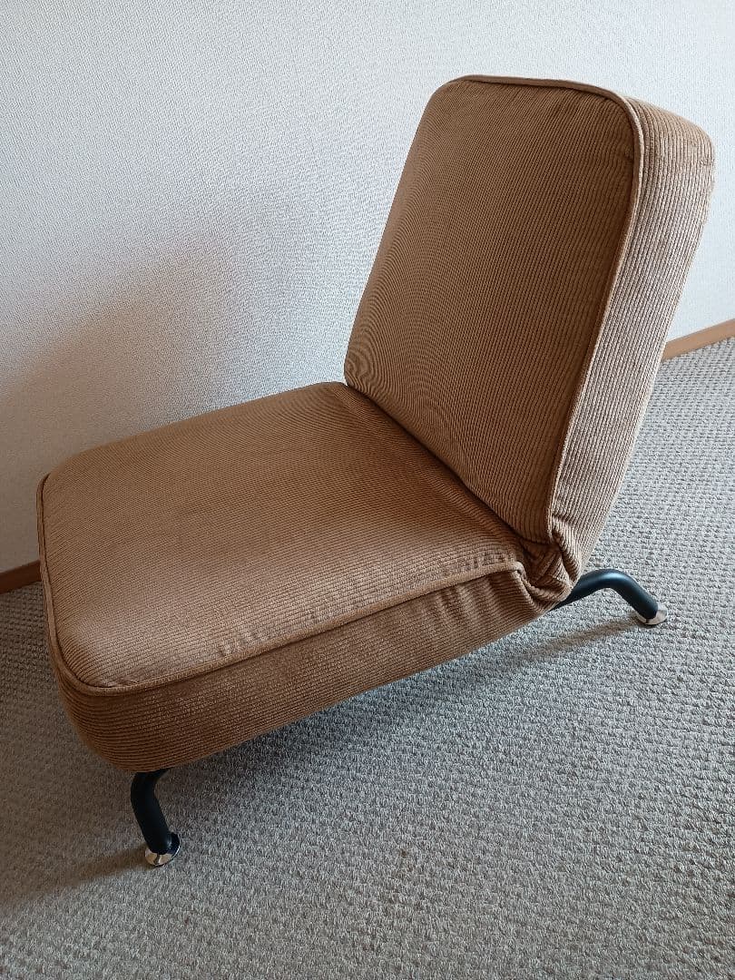 【未使用】1人掛け リクライニングソファ ブラウン B-COMPANY