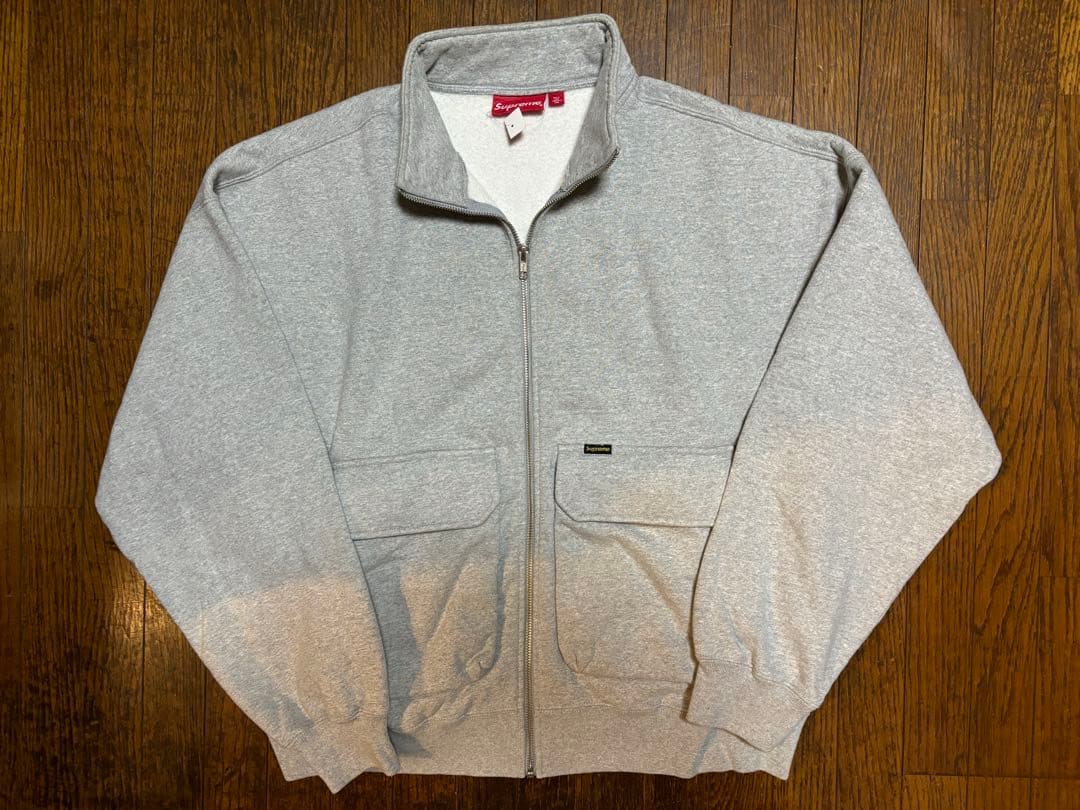 ボリビア様本物タグ付きSUPREMEのスウェットブルゾンMシュプリーム