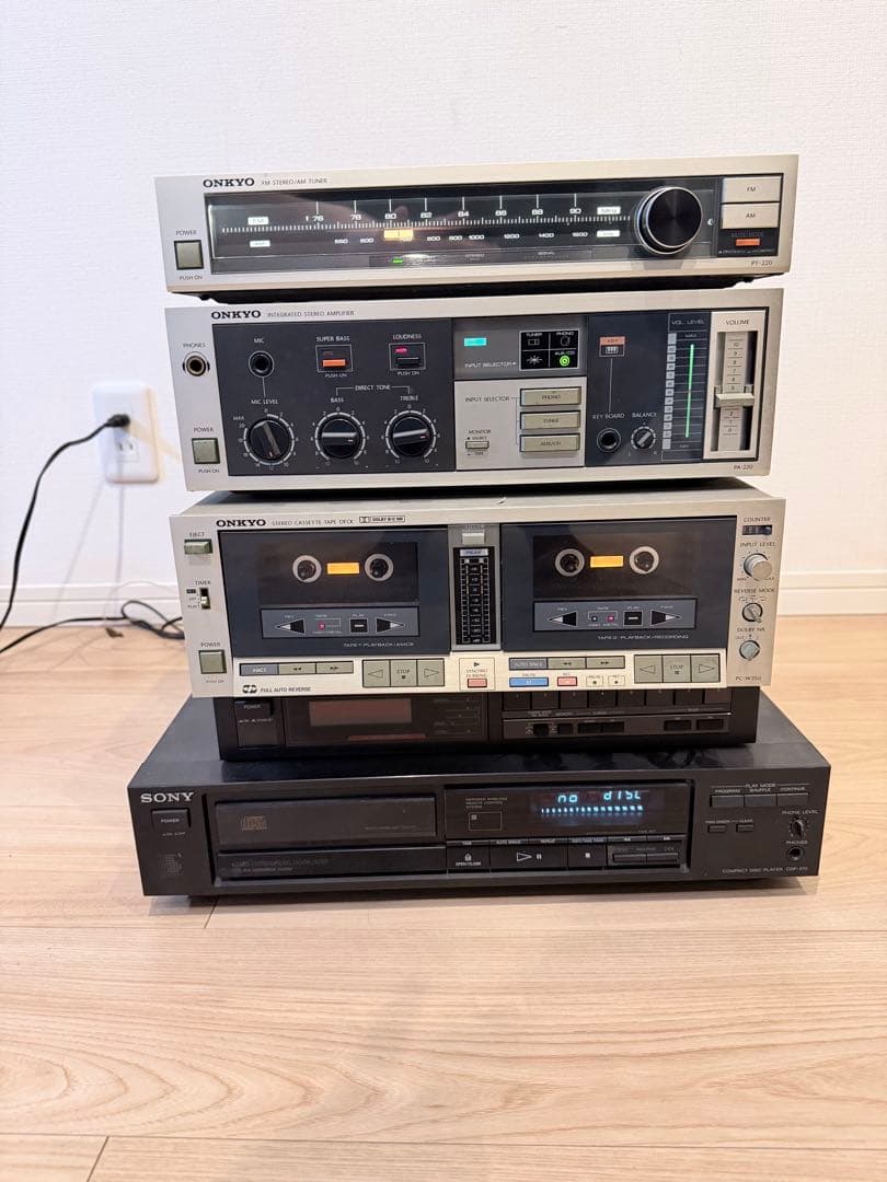 本日限定価格!!ONKYO PT-220 カセットデッキ・CDプレーヤー・