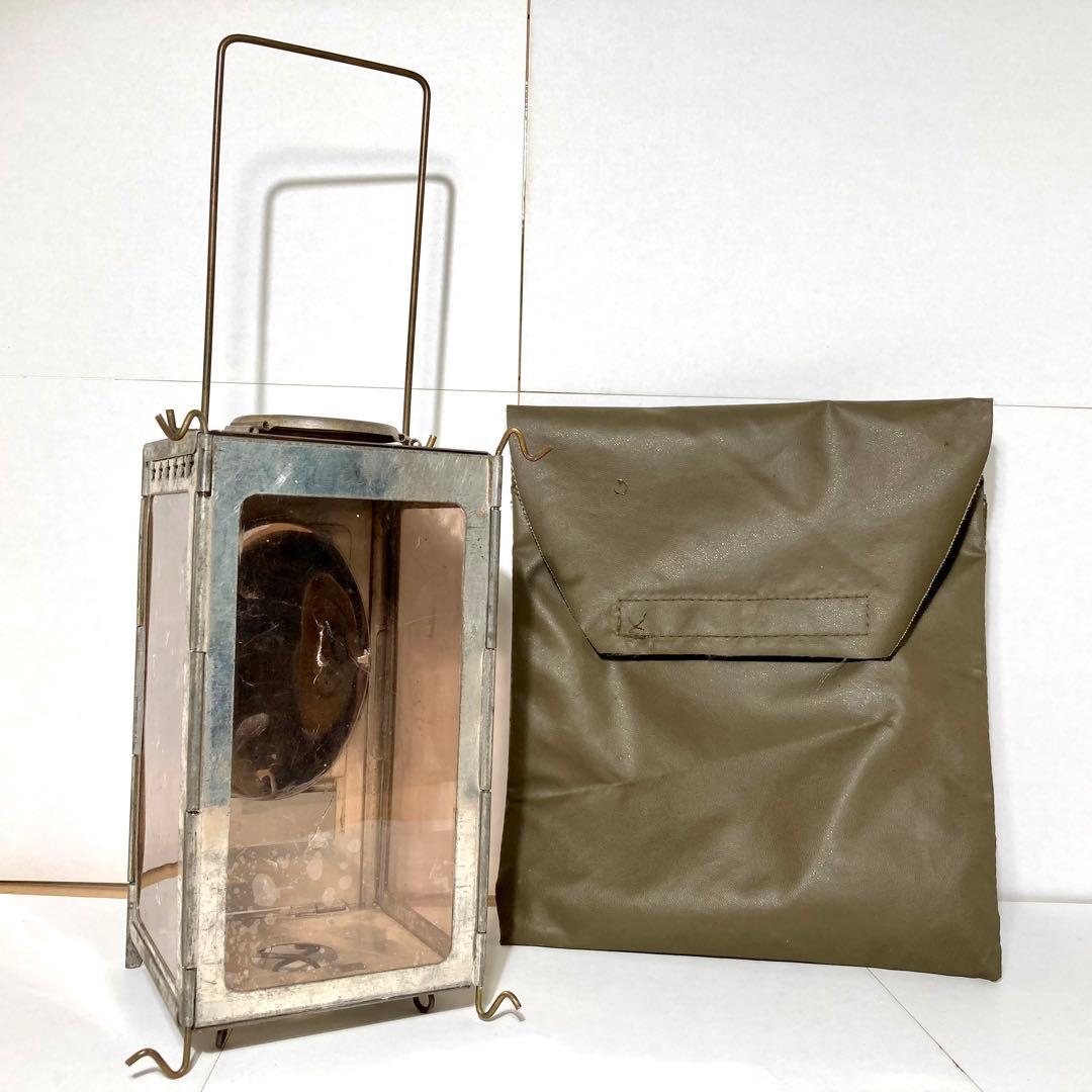 WWII期 スイス軍 フォールディングろうそくランタン / 実物放出品