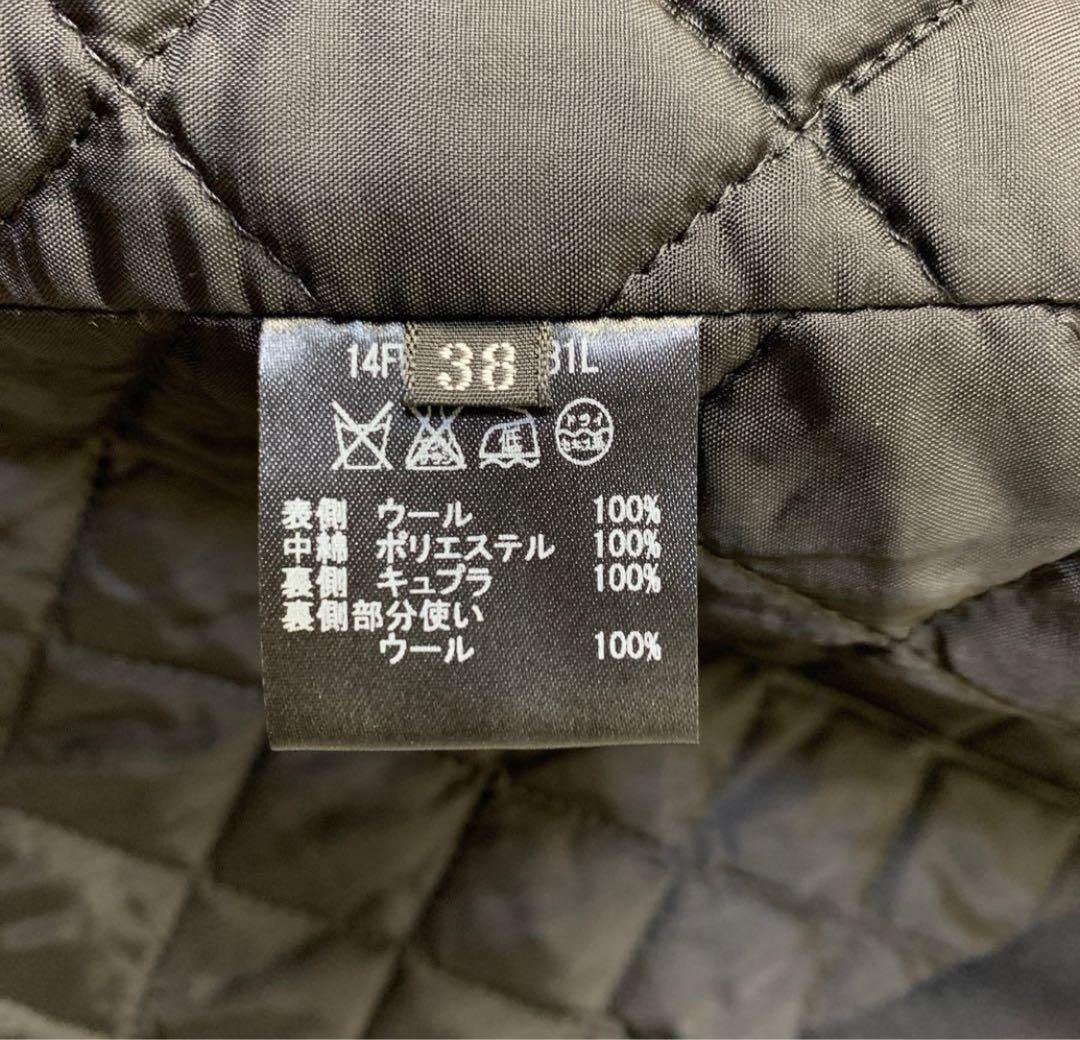 THE RERACS ボア付き ショートモッズコート ベスト ライナー ブラック