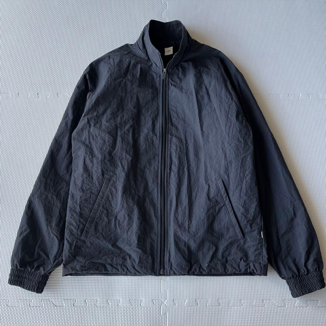 美品 OVY ナイロンジップブルゾン ジップアップジャケット 黒 M 076