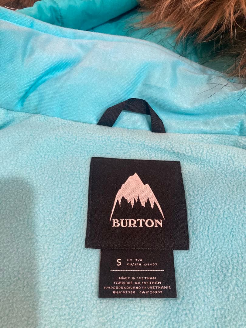 美品★Sサイズ上下セットBurtonバートンキッズ スノーボードウェアウィンター