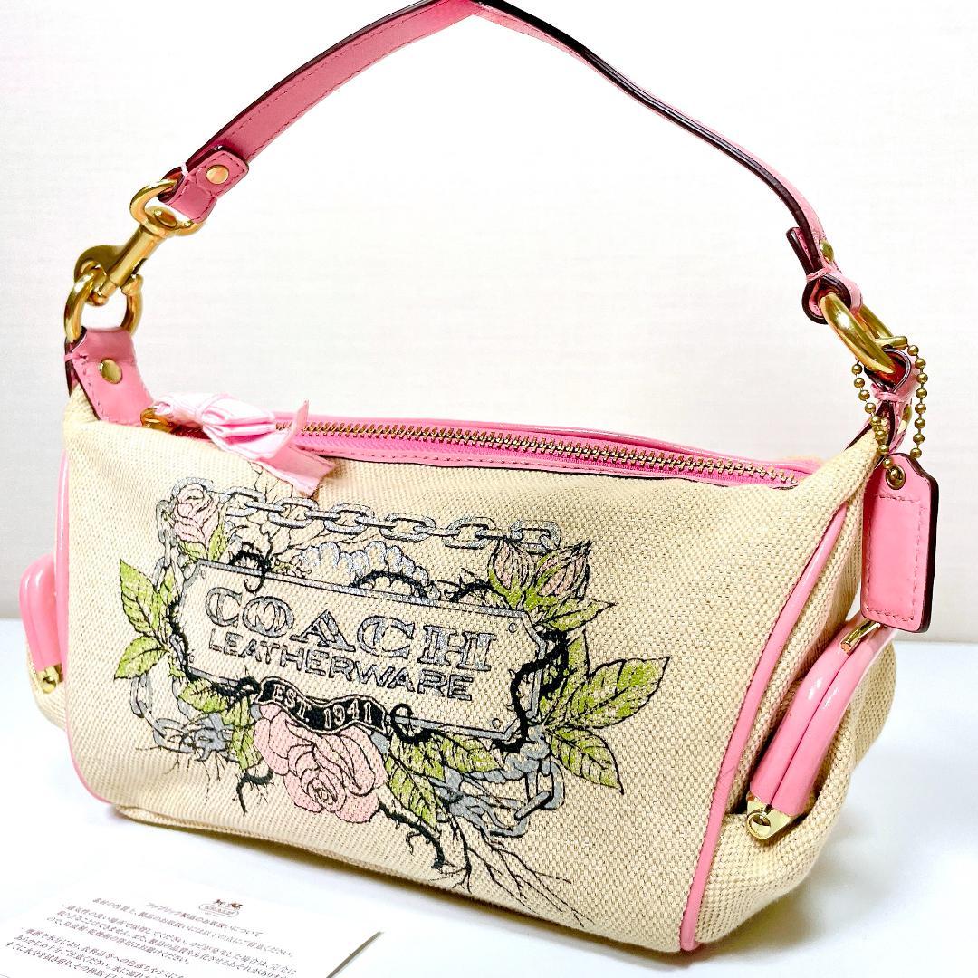 一目惚れ必至❤️COACH　Y2Kムード漂う「隠れた名作」 タトゥーポーチ　ラメ