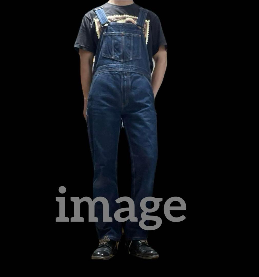 70s BIGJOHN デニムオーバーオール w34 TARONジップ