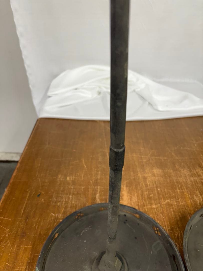 燭台　一対二本　アンティーク　骨董 レトロ まとめて4本