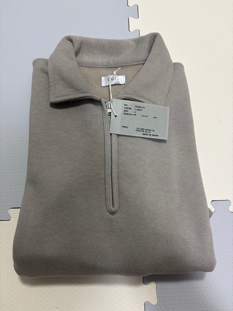 CIOTA シオタ ハーフジップ スウェット