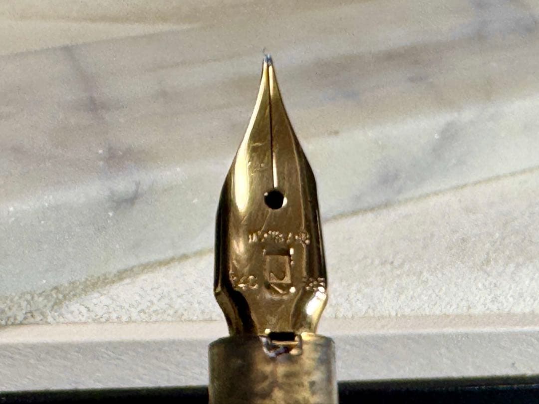 【極美品】モンブラン NO22万年筆 1960s ブラック F細字