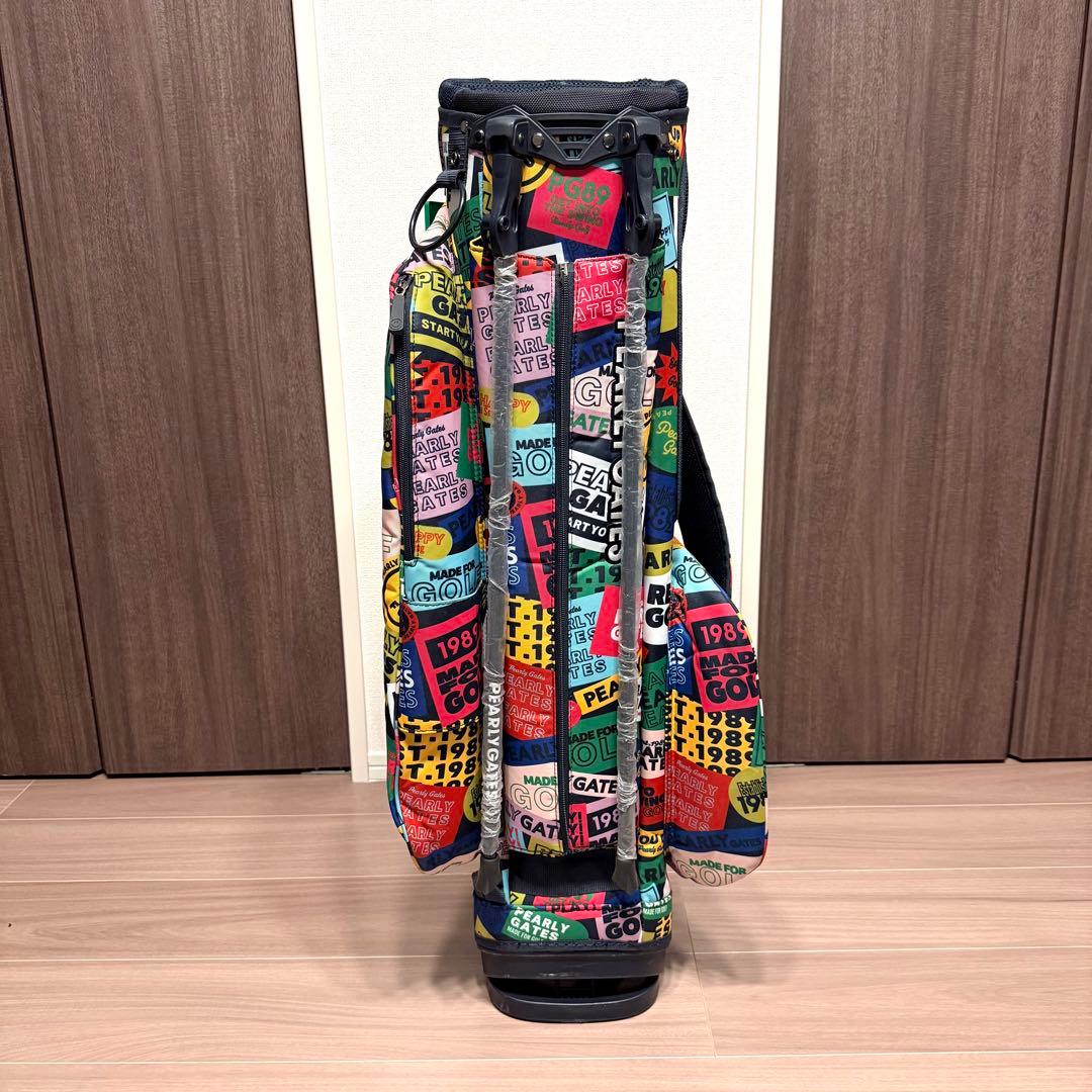 【希少】パーリーゲイツ キャディバッグ カラフルワッペン【極上品】