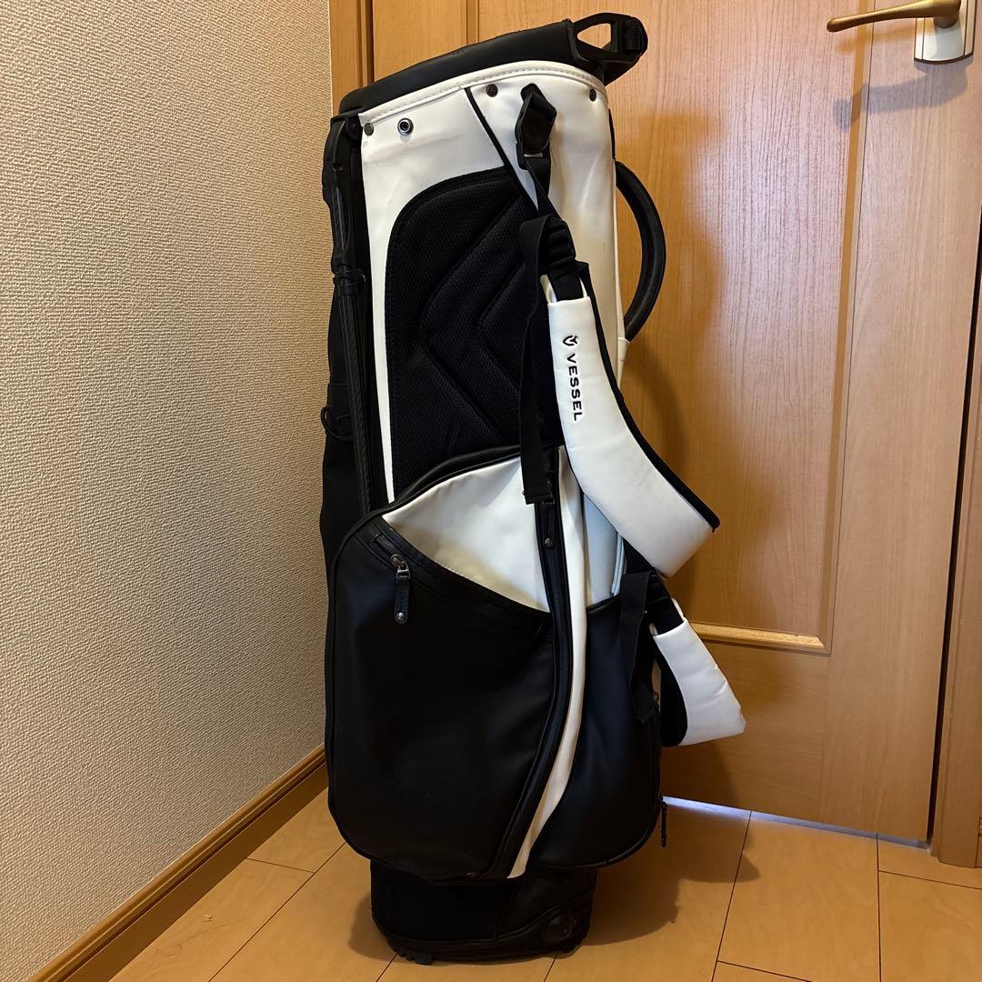 た*け様 Vessel キャディバッグ 白黒