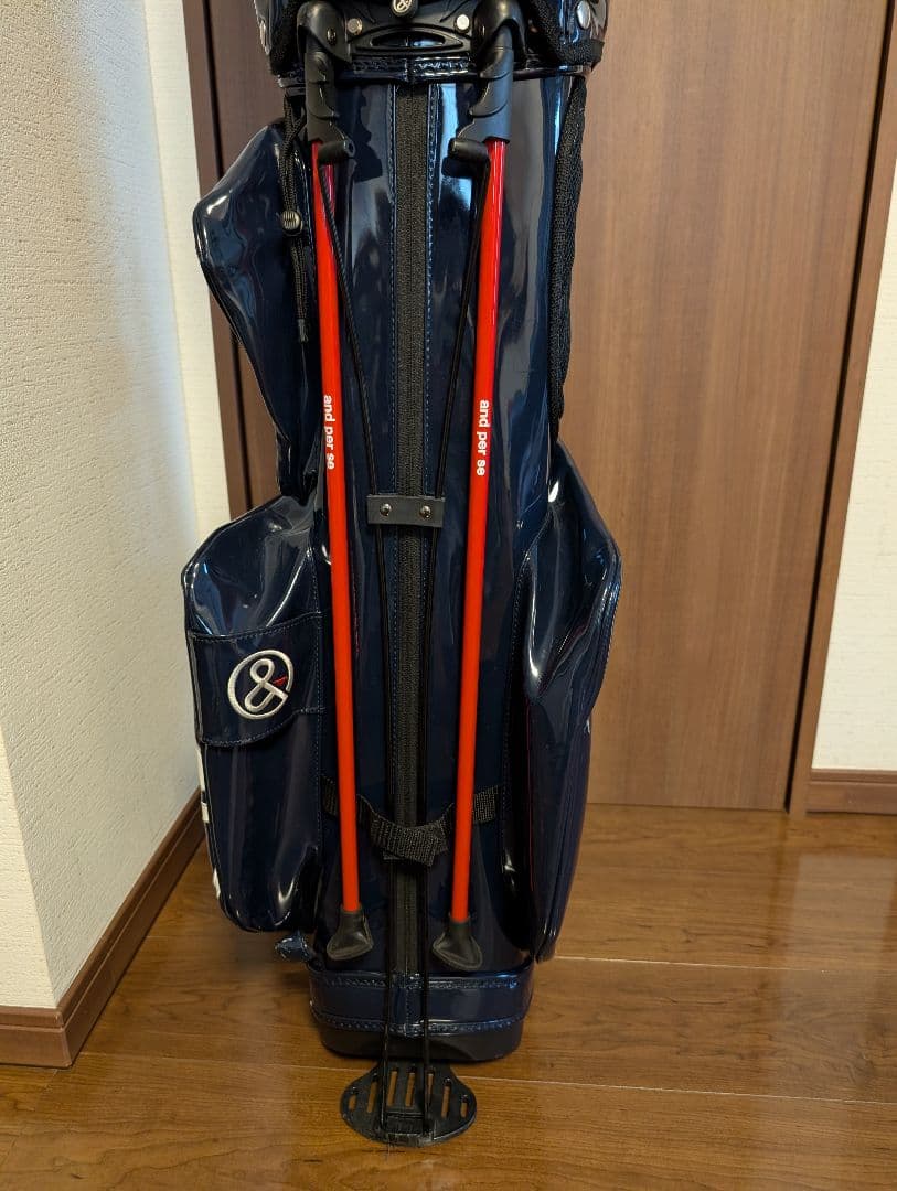 and per se 10周年記念 スタンド式キャディバッグ