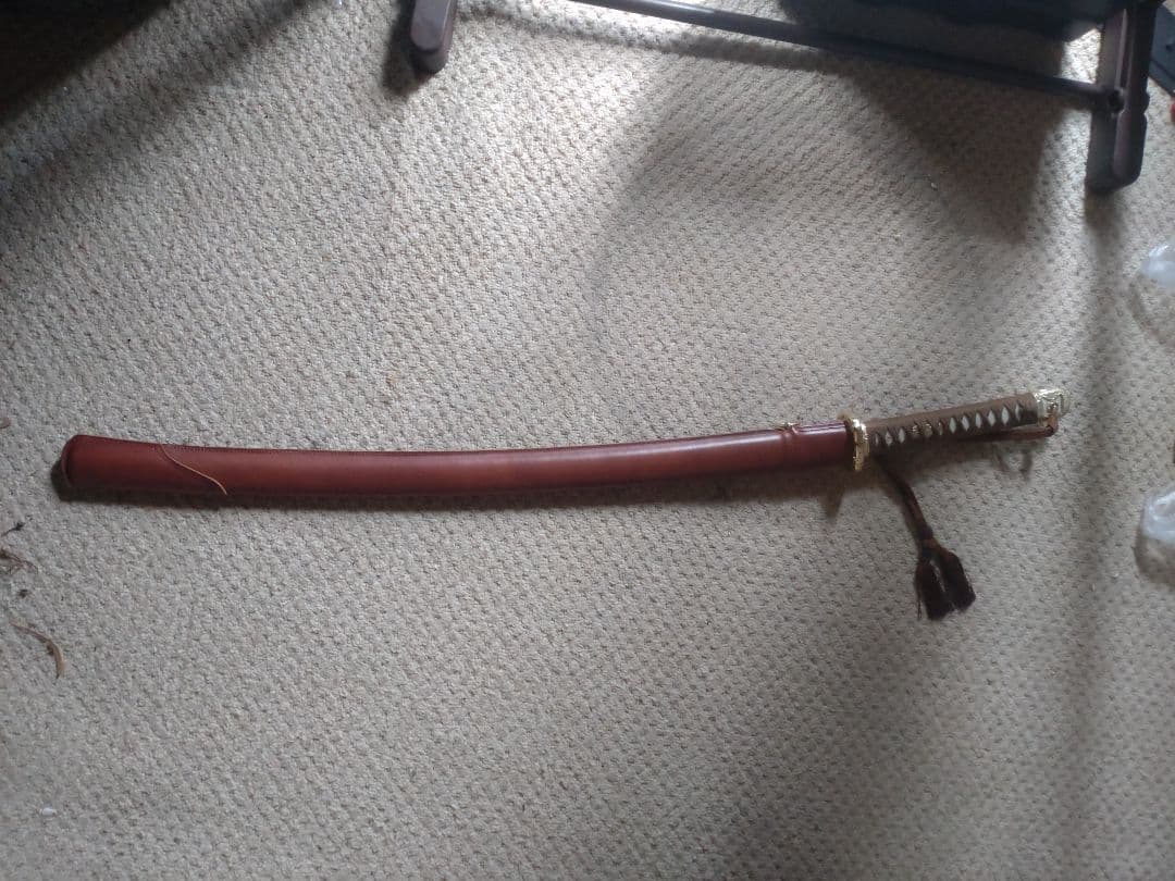 九八式軍刀　模造刀　陸軍軍刀　刀緒実物