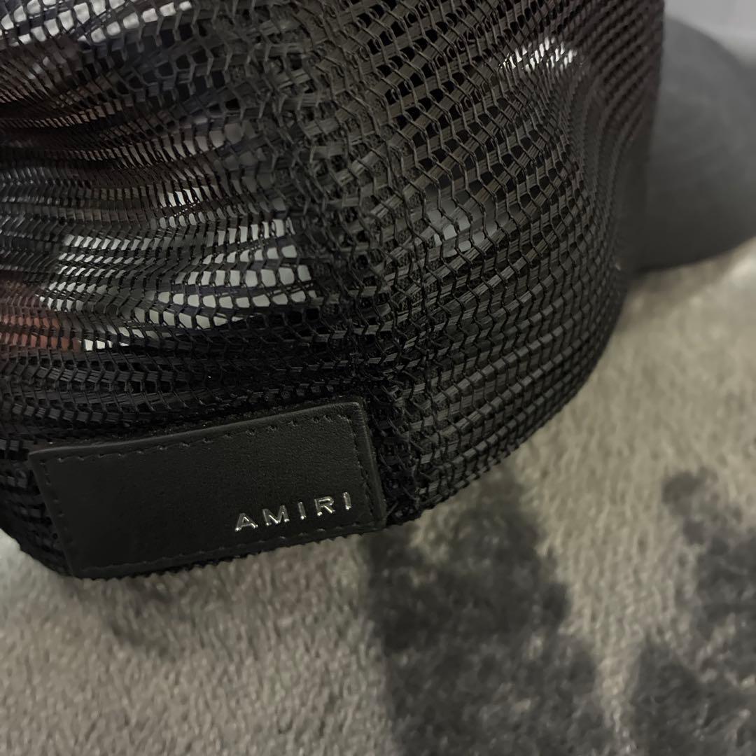 AMIRI メッシュキャップ黒