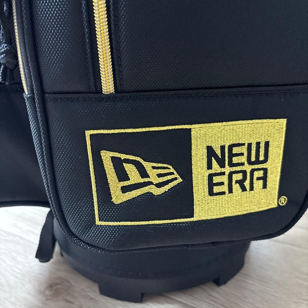 New Era ゴルフバッグ ブラック/ゴールド