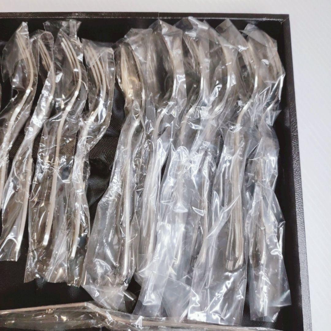 【未使用品】AZUMA 18-8 ステンレスカトラリーセット 50本