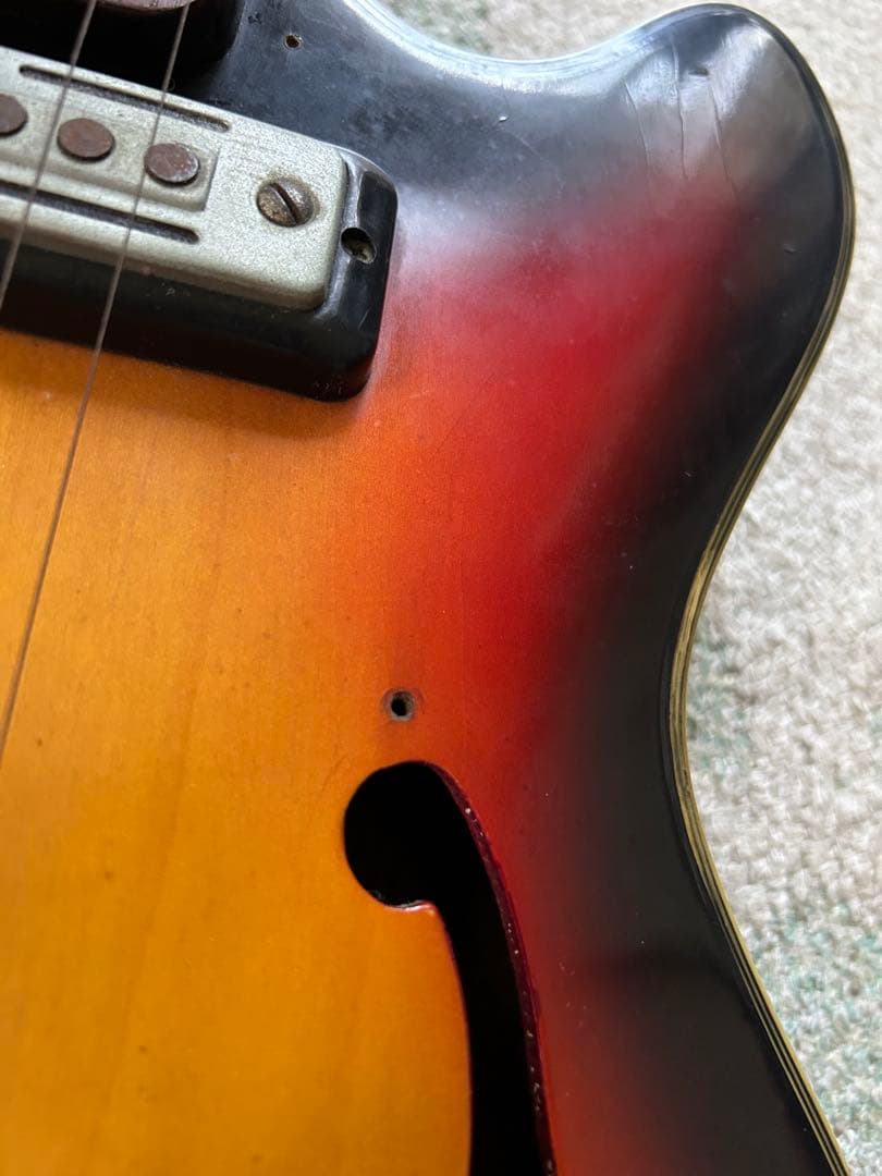 TEISCO EP-2L テスコ　サンバースト セミアコギター　1960年代