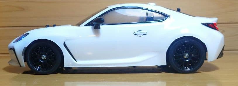 田宮RCトヨタGR86LEDライト付ファーストトライ＆プロポバッテリーセット完成