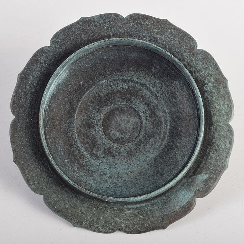 仏教美術　一ノ瀬宗辰作　青銅　経筒　共箱　U　R9520B