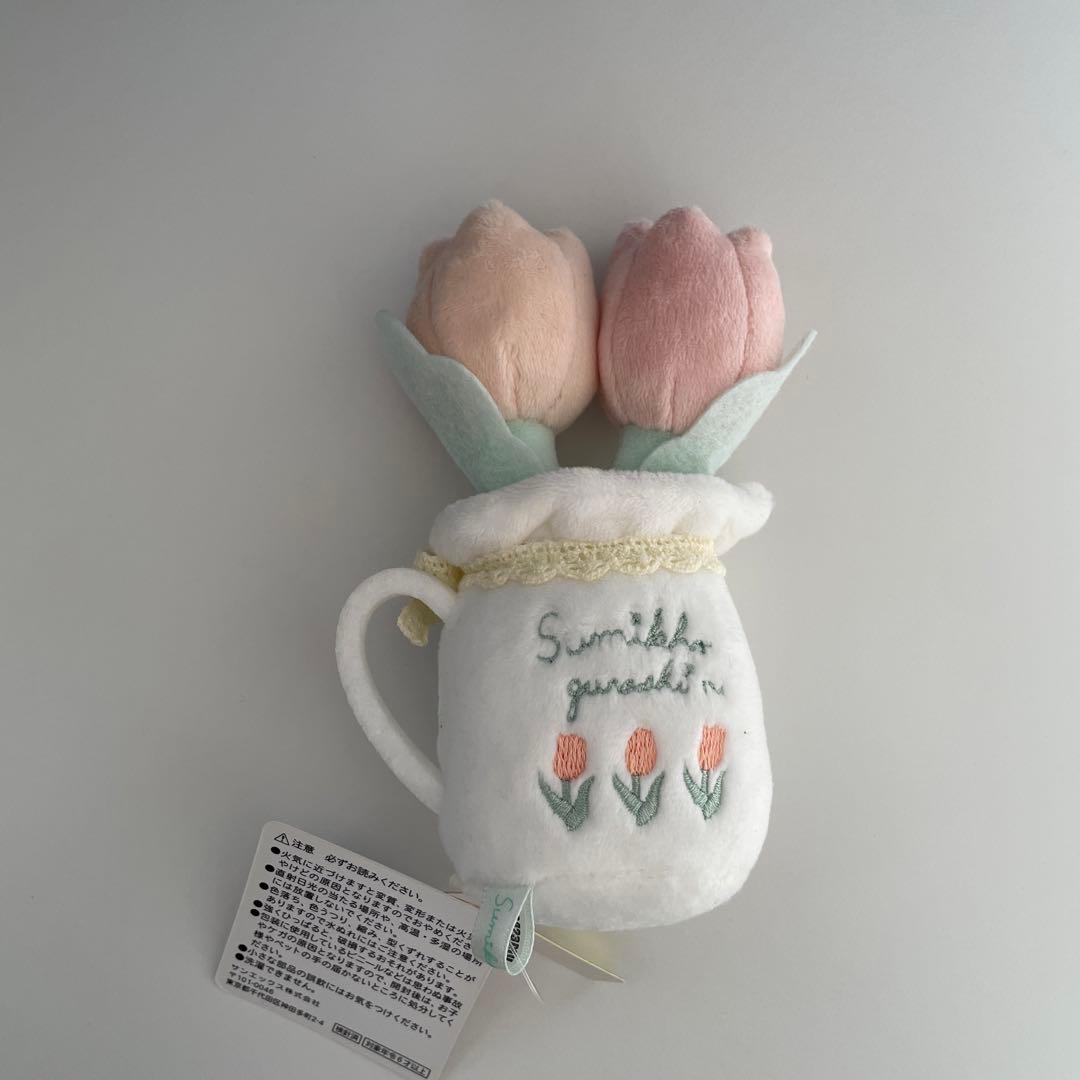 すみっコぐらし　たぴおか 花瓶てのりぬいぐるみ