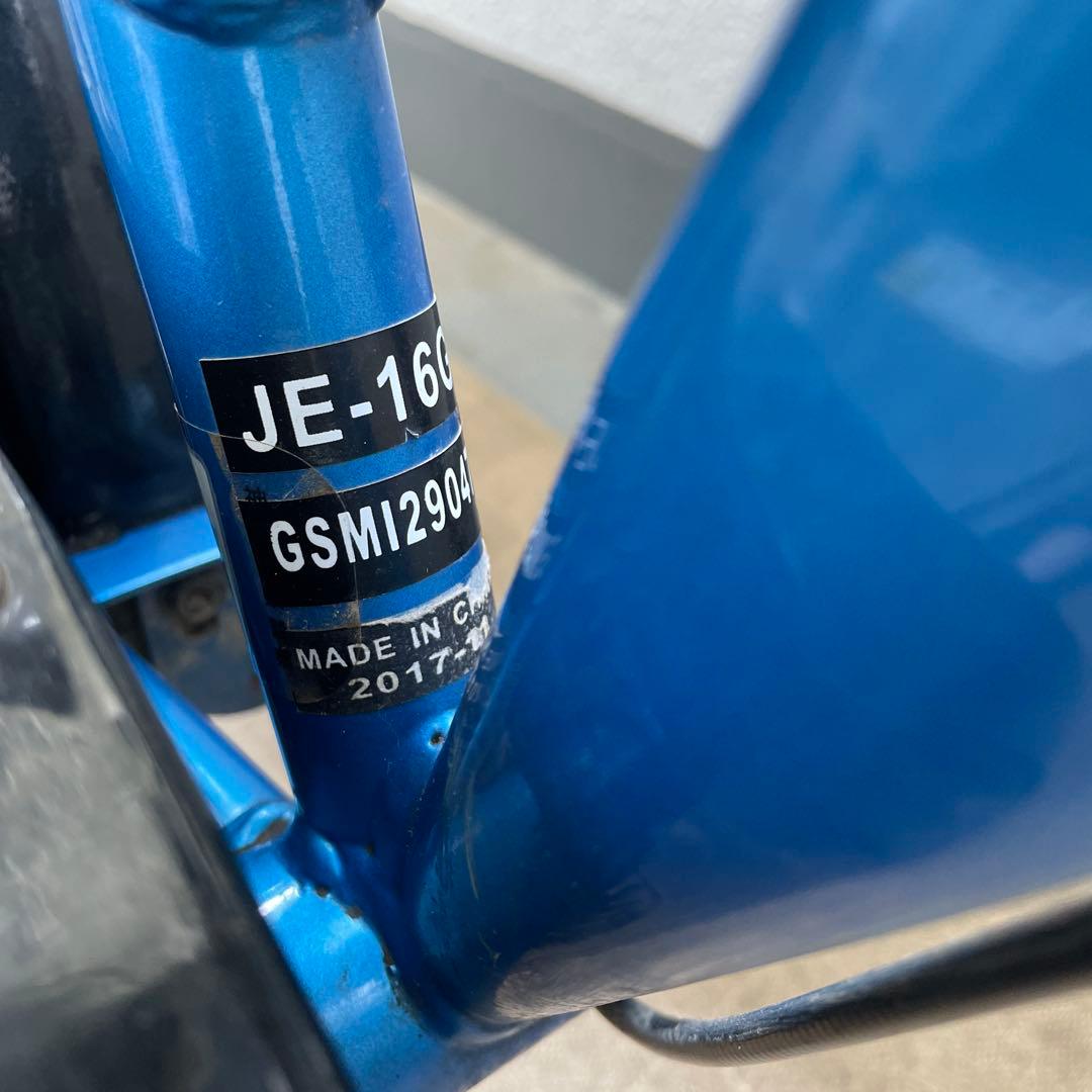 【中古】Jeep 16インチ　子供用自転車 青色