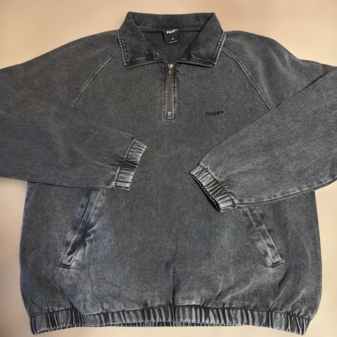 HUF【ハフ】eightynine HALF ZIP TOPハーフジップMサイズ