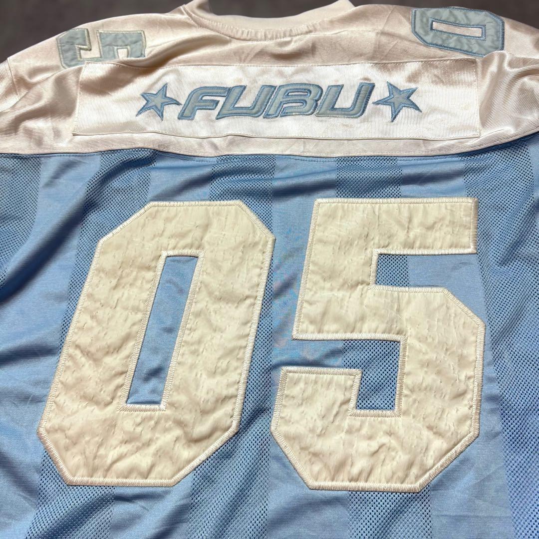 FUBU フブ ゲームシャツ L 半袖シャツ b-boy HIPHOP